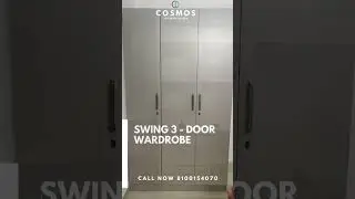 Swing 3 - Door Wardrobe | Customized Design | #wardrobe  #bedroomdesign