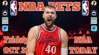 NBA Best Bets TODAY | Friday October 31 2025 | Player Props + Parlays + Predictions | FREE Picks