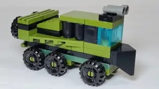 Lắp r&aacute;p lego xe qu&acirc;n đội,military vehicle