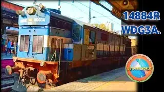 #14884R ECoR ALCO Locomotive at Kandivali - JB's Railworld.