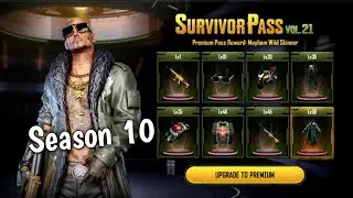 NEW! Survivor Pass Vol.21 SEASON 10 😱 || PUBG: NEW STATE 🔥