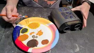 Painting some props 