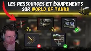 ⚖️​​ Les RESSOURCES et les EQUIPEMENTS sur World of tanks ⚖️​ [WOT-FR]
