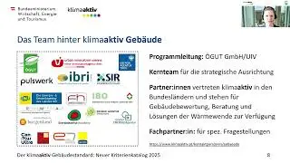 Pr&auml;sentation des neuen klimaaktiv Kriterienkataloges 2025 - Was ist neu?