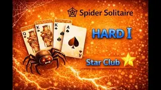Game 6 - STAR CLUB Spider Solitaire - Hard 1 - Microsoft Solitaire Challenge