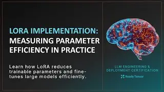 Внедрение LoRA: измерение эффективности параметров на практике