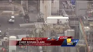 Video: Hazmat incident reported in south Baltimore