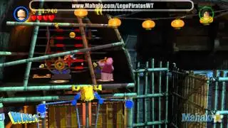 LEGO Pirates of the Caribbean Complete Free Play Walkthrough - At Worlds End - Pt 1