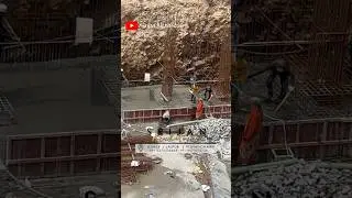 Structure foundation ✅unique and different #youtube #foundation #indianconstruction #commercial