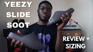 Yeezy Slide Sizing is strange :/ Yeezy Soot In-Hand Review and On Foot