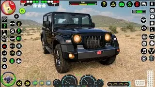 Симулятор вождения внедорожного джипа в 3D &mdash; Gadi Wala Game &mdash; Android GamePlay
