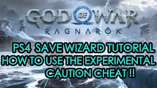 [PS4] God of War Ragnarok - How To Use The Experimental with Caution Cheat | PS4 Save Wizard
