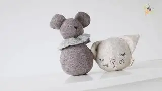 Konges Slojd tuimelaar / rolling bear - rolling cat - CozyKidz productvideo