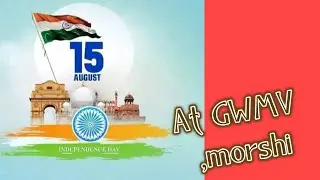 Celebration of Independace day on 15 aug 23 at gwmv school.#gwmv