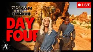CONAN EXILES - DAY 4 - INTO THE CYCLOPEAN HALLS - NEW SERIES
