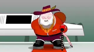 ZAC Toons Pimp Santa  HO HO HO