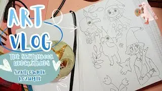 Magic creatutes 🌟art vlog ✏️ #rysowanie #inking 