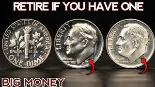 Top 5 Expensive & Valuable Roosevelt Dimes:1970 No-S Roosevelt Dime, 1968 NO-S 1965Roosevelt & More!