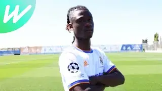 'Wonderkid' Eduardo Camavinga unveiled by Real Madrid | WeShow Football