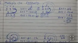 Multiply the following two digit by two digit