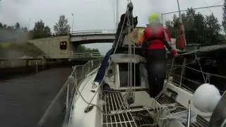 Timelapse - Tsvetochnoye lock, Saimaa Canal