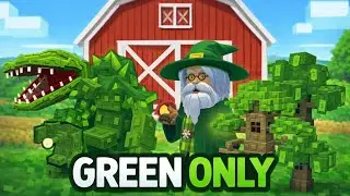 💚 green units only vs toxic facility in garden tower defense (Full challenge run🔥)