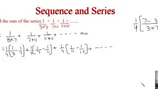 Sum of n Terms of Special Series
