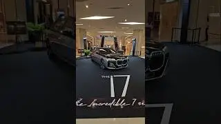 Huge BMW i7 booth at Siam Paragon