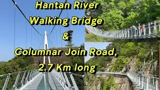 The longest walking bridge in Korea || Cheorwon Hantan River Columnar Join Road 2.7 kilometer Long