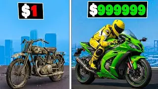 Franklin & Shinchan Unlocking $0 to $99,999,999 Bike in GTA 5