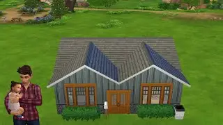 Single parent challenge House Build- Sims 4