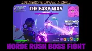 Fortnite Horde Rush Boss #fortnite #fortnitequest