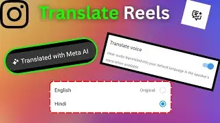 How To Translate Reels On Instagram | How To Turn On Auto Translate In Instagram Reels