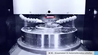 W 40 &ndash; Kreuzmesser im Automatikmodus schleifen