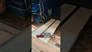How we back up to docks with a truck and trailer