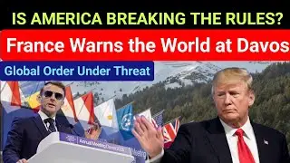 Davos Warning Shocks World: Is the US Undermining the Rules-Based Order? #davosgeopolitics #davos 