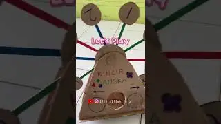 Alat Permainan Edukatif dari barang bekas &ldquo;Kincir Angka&rdquo; untuk TK/PAUD #short