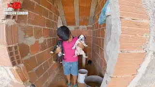 FUI NO SITIO COM O VAQUEIRO LEVY PEGAR OS FILHOTES DE DáLMATA