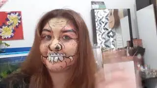 WITCH MONSTER FACE PAINT TUTORIAL FOR BEGINNERS
