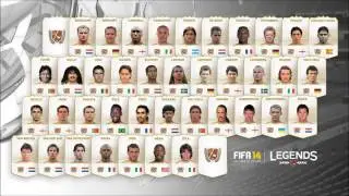 Fifa 14 Legends cards (all)