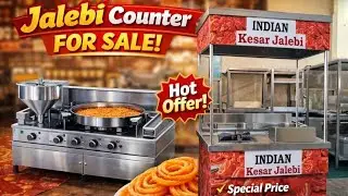 Sweet Shop ke liye Best Jalebi Counter || full steel body 