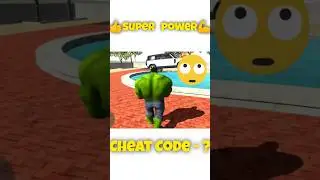 Hulk Super Power 💪 Cheat Code 🤫  | In Indian bike driving 3d | New Update 🤩