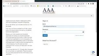 Checking the Status of an AAA Scholarship Application