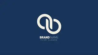 Modern AB Letter Logo Design | Adobe Illustrator Tutorial