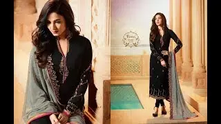 Latest Indian dresses Collection 2018 || Shree Fashion Fiona  || Sonal Chauhan heavy Dupatta vol 3