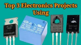 Top 3 Electronics Projects Using Relay Transistor TP4056 & More |#diycircuit |@Shaktitechshakti