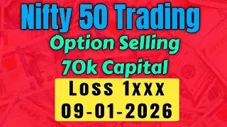 Nifty 50 Trading II Option Selling II Loss 1xxx II 09-01-2026 II @SellerNiftyOption
