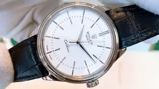 Đơn Giản Tinh Tế | Rolex Cellini Time 50509 V&agrave;ng Trắng 18K 39mm D&ugrave;ng Lướt Zin Chưa Spa Mở M&aacute;y