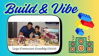 LEGO Coruscant Guardian Gunship (75372) | Build & Vibe Series #lego #music