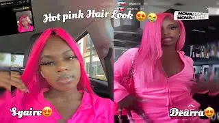 Dearra Inspired Pink Hair 😍😭 Ft:A Amazon Wig